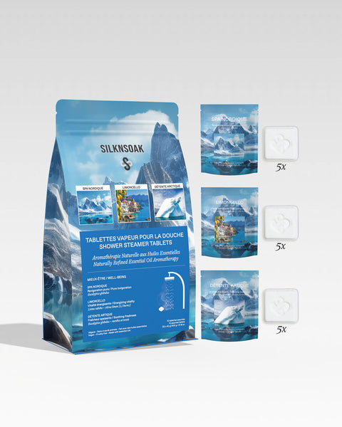 Well-being shower tablet pouch