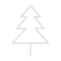 Minimal pine tree icon representing the Ground ritual state on the Silknsoak homepage.