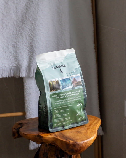 Comfort shower tablets pouch