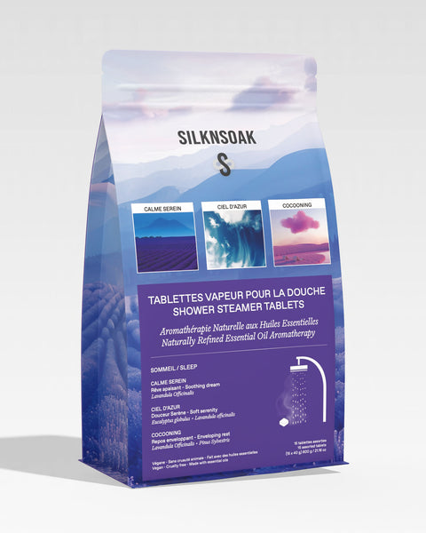 Sleep shower tablets pouch