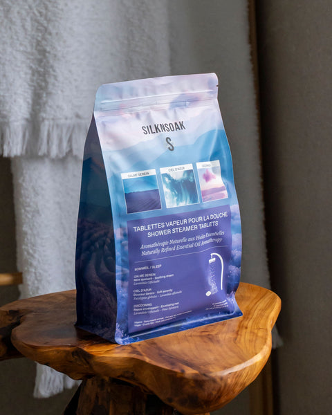 Sleep shower tablets pouch