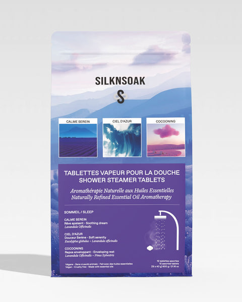 Sleep shower tablets pouch